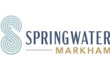 Springwater Logo: Text Springwater Markham to the right of an S design with many lines.