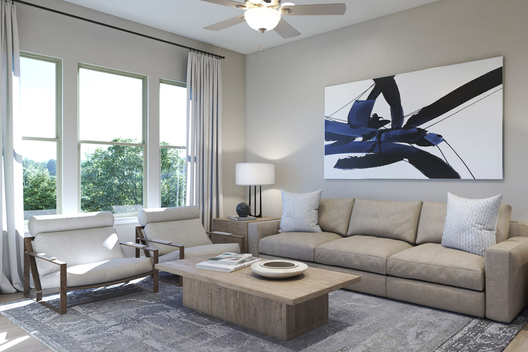 Photo representation of the Marley plan. Colors, finishes and options will vary.