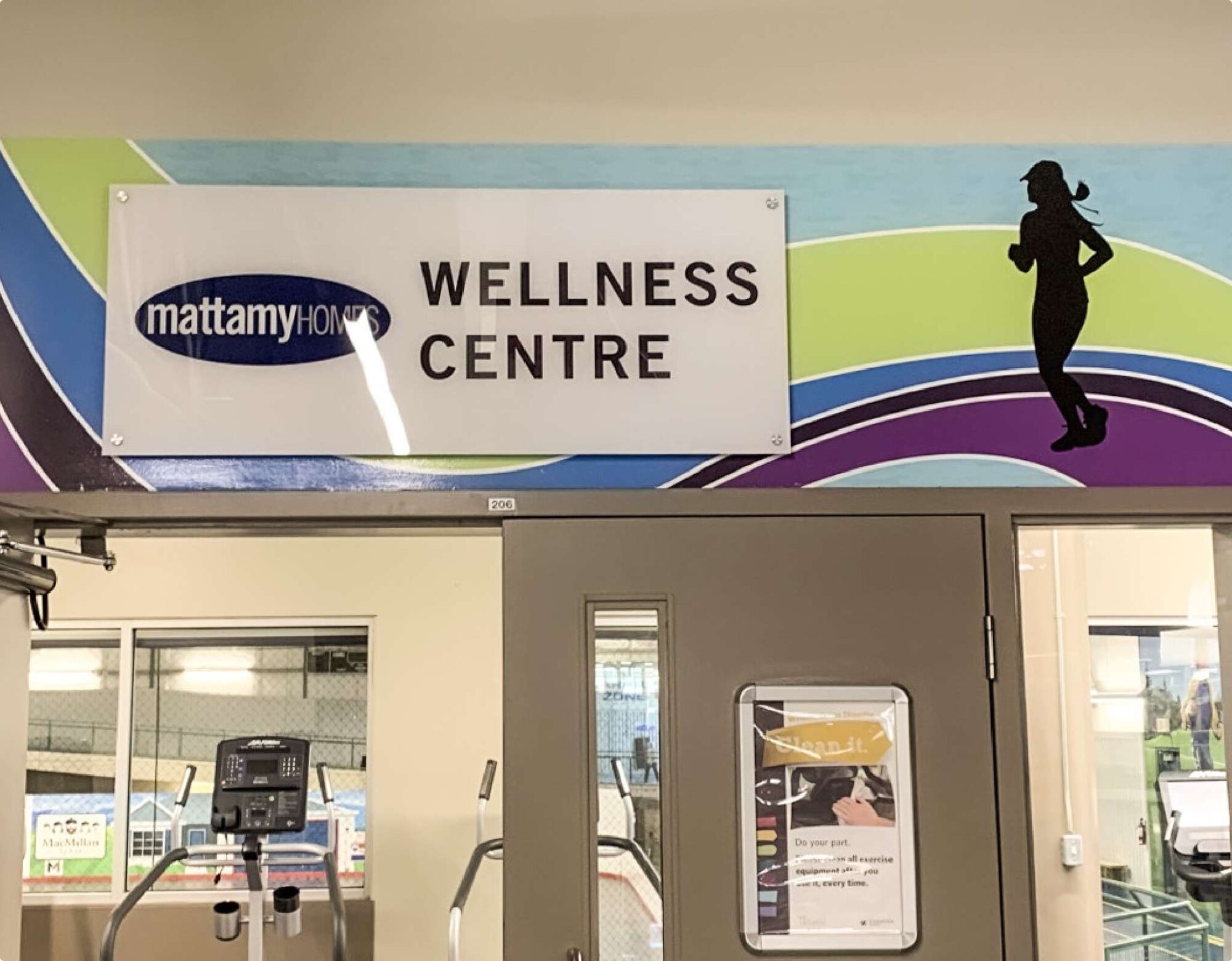 Interior image of the Mattamy Homes Wellness Centre
