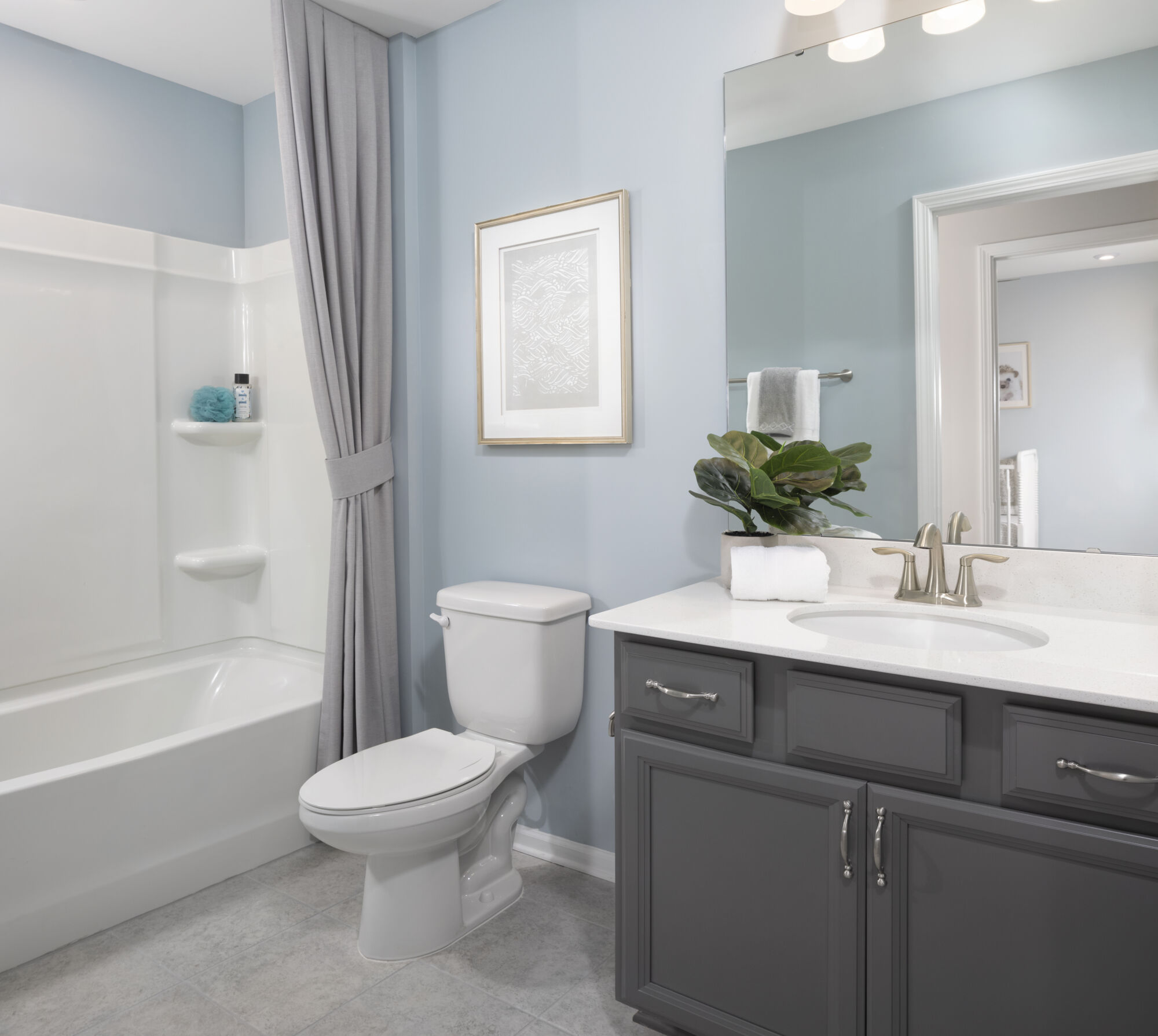 Photo representation of the Amira plan. Colors, finishes and options will vary.