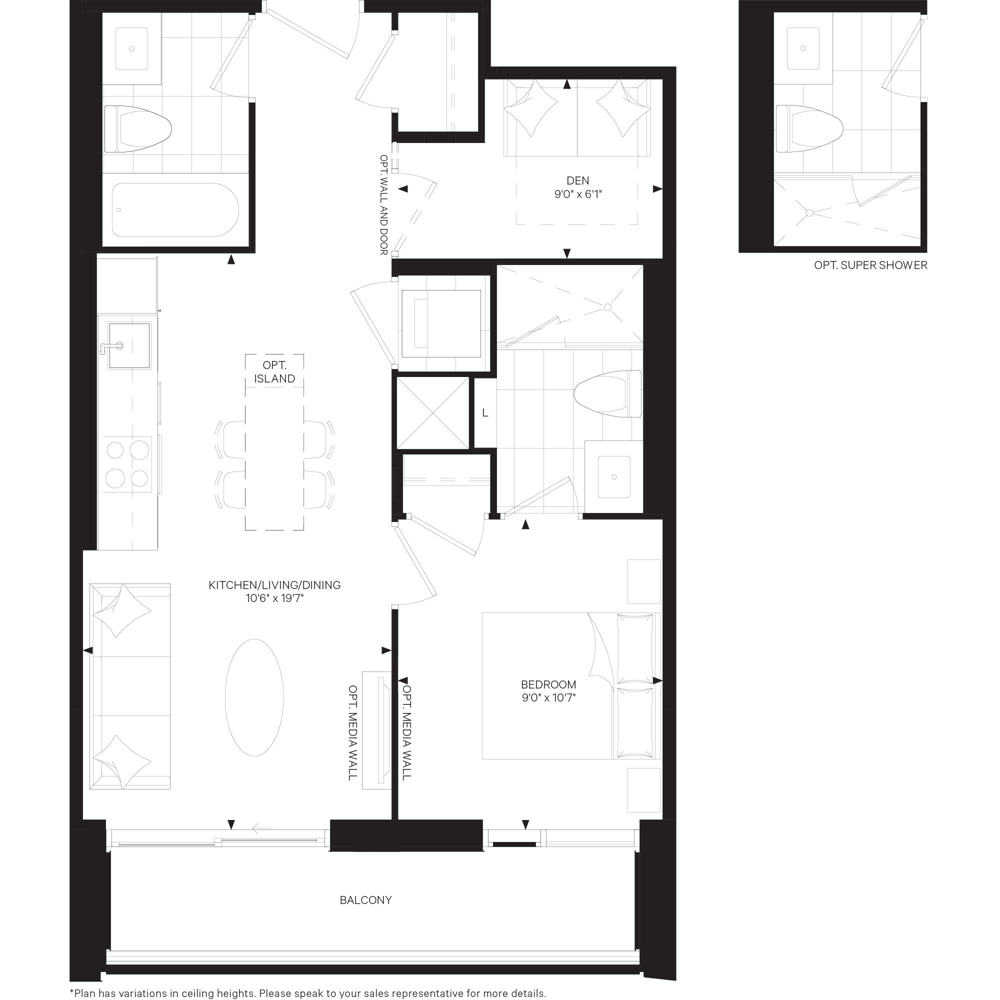 Floor Plan 2D Floor Plan with painting and window