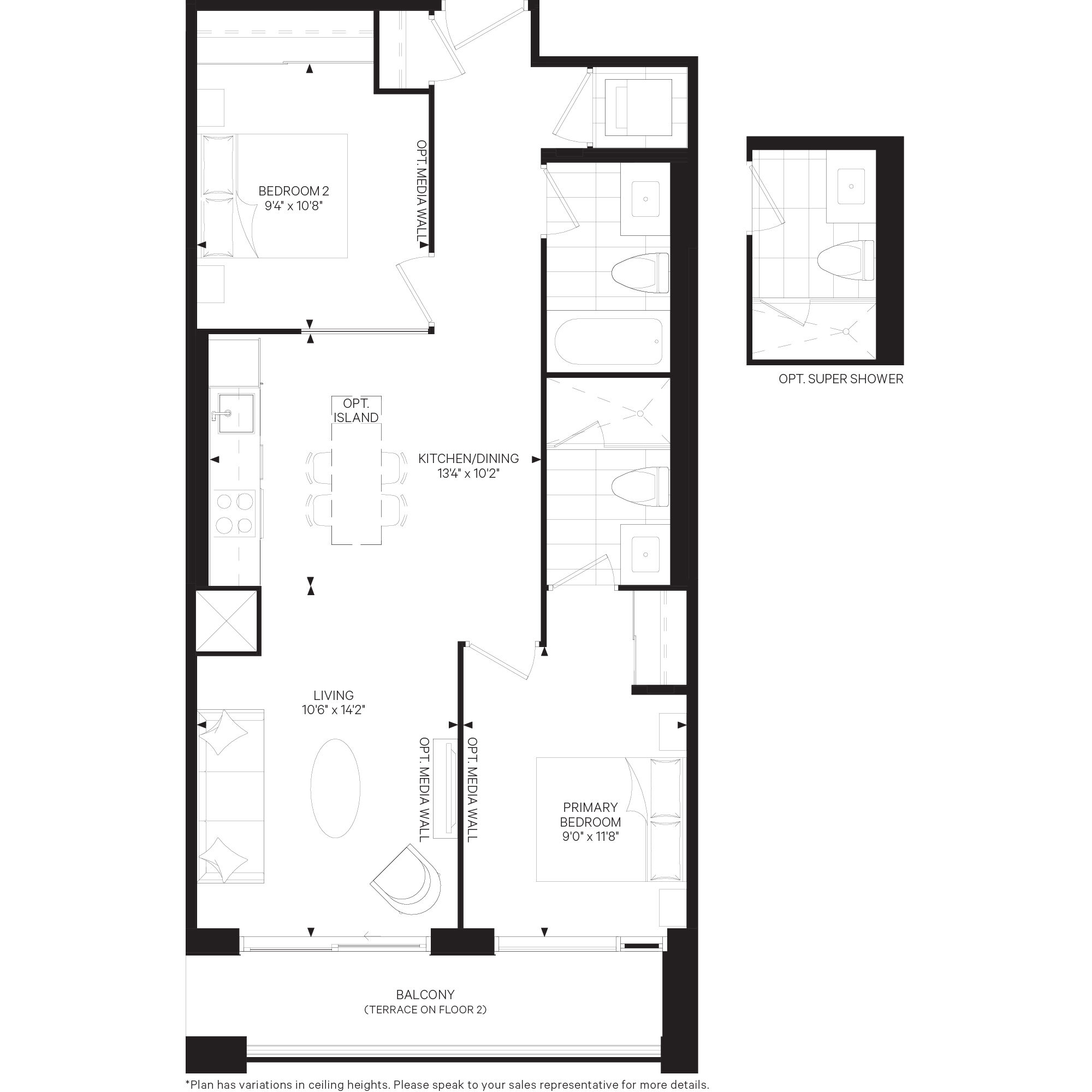 Floor Plan 2D Floor Plan with painting