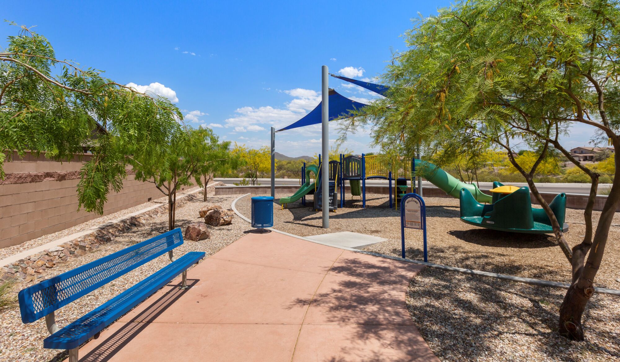 Playground Amenities with tile flooring and stone flooring