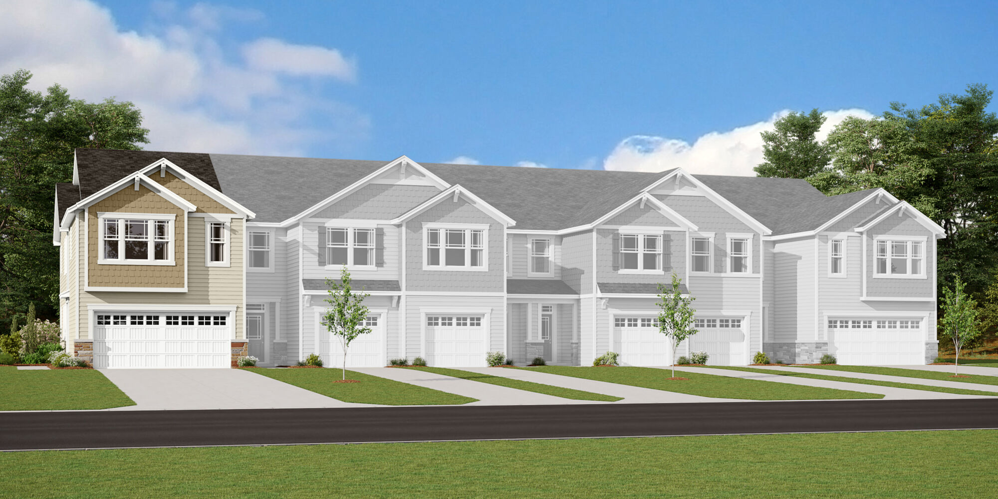 Briana Craftsman Elevation rendering