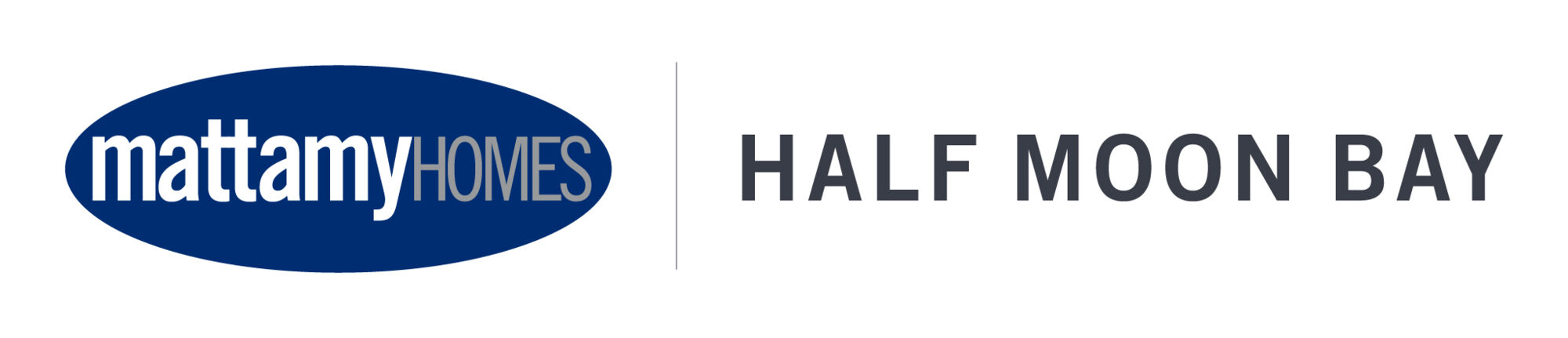Mattamy Homes and Half Moon Bay Logo Lockup 2023