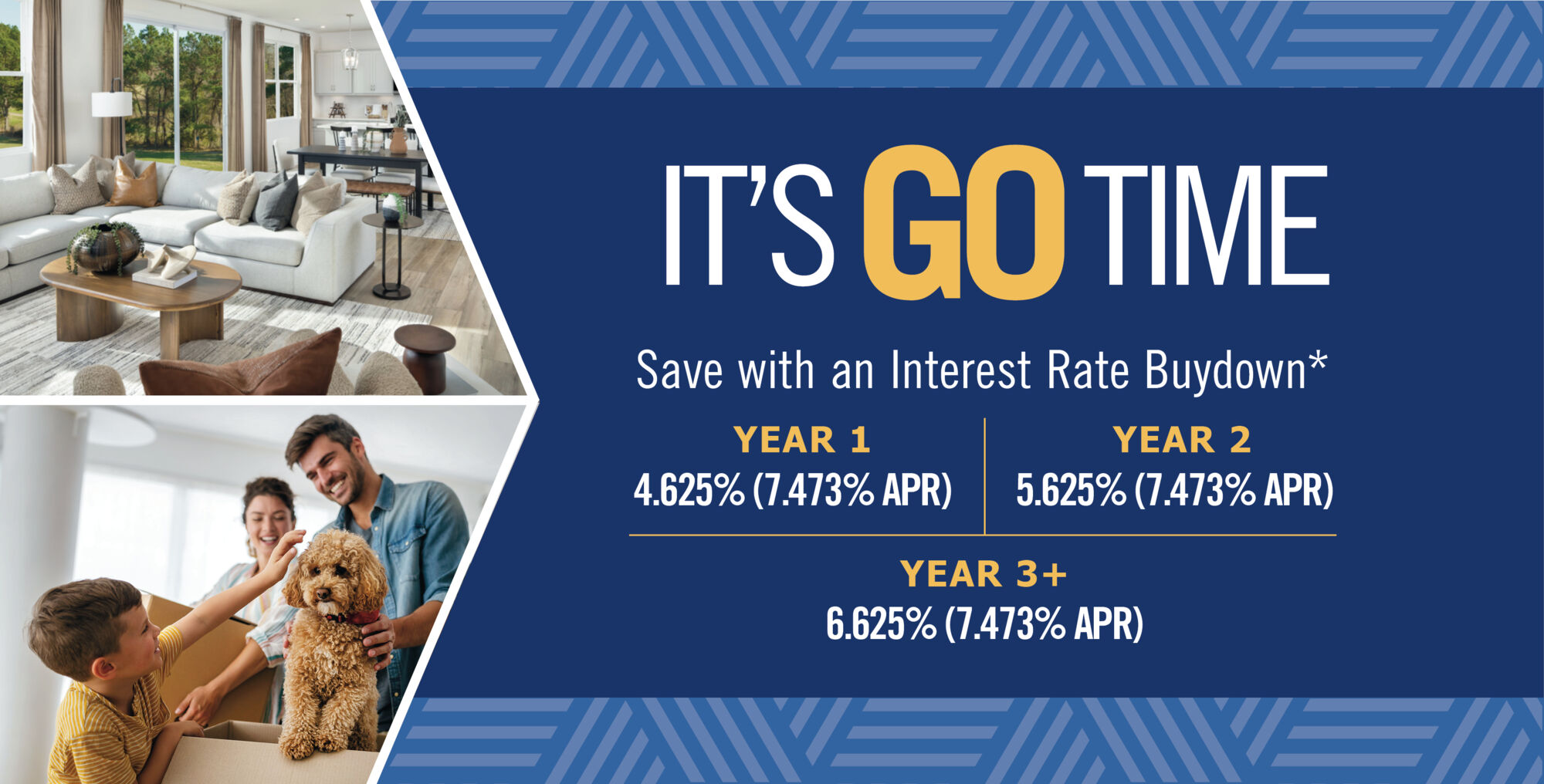 It's go time, save with an interest rate buydown*