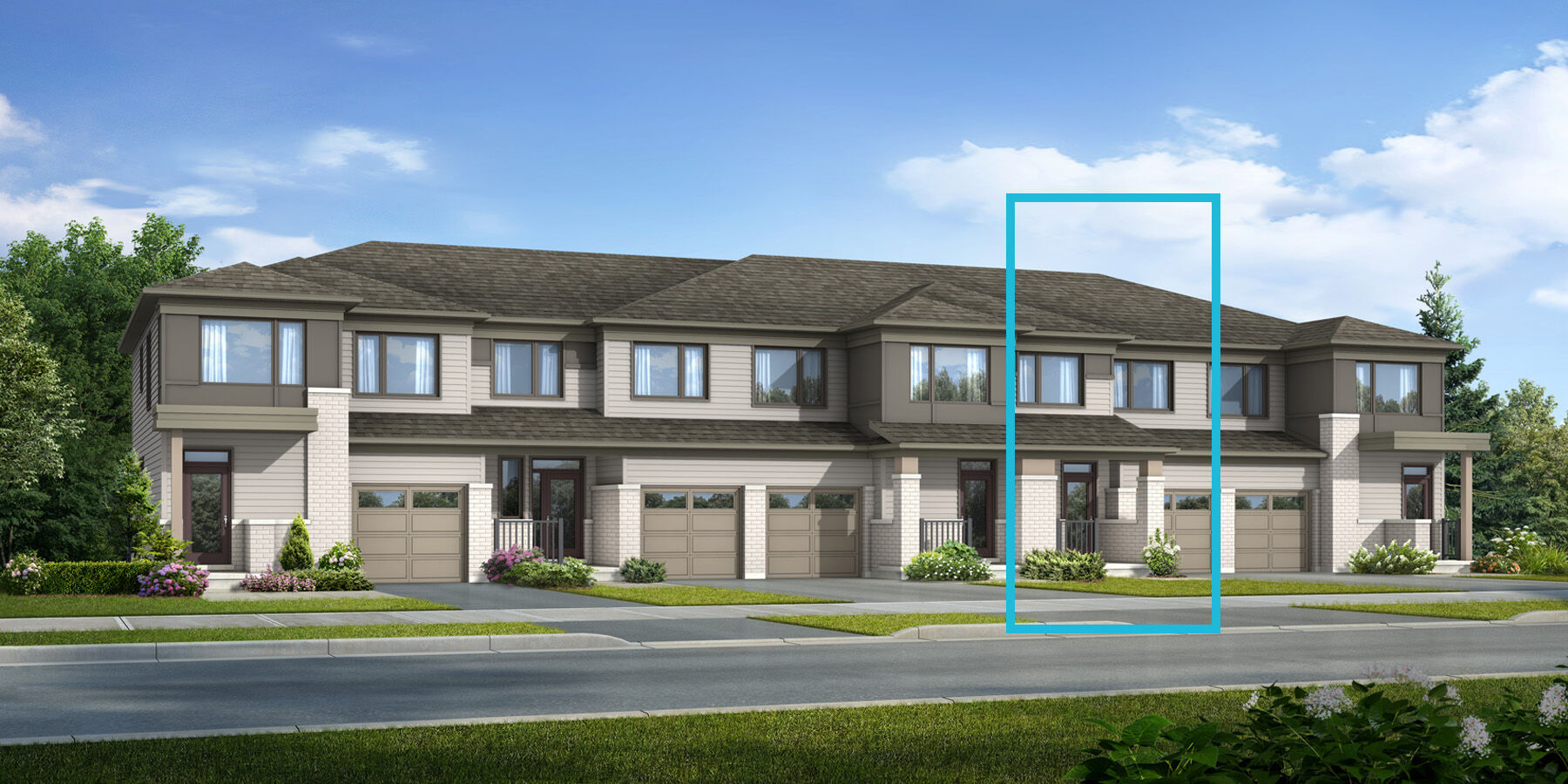 Richmond Meadows Phase 3 Lilac Transitional Elevation Rendering