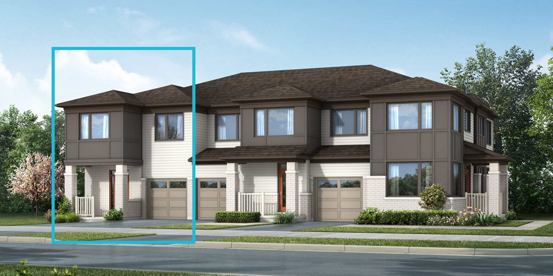 Richmond Meadows Phase 3 Oak End Transitional Elevation Rendering