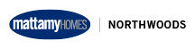 Mattamy Homes Logo with Northwoods Word Logo Beside