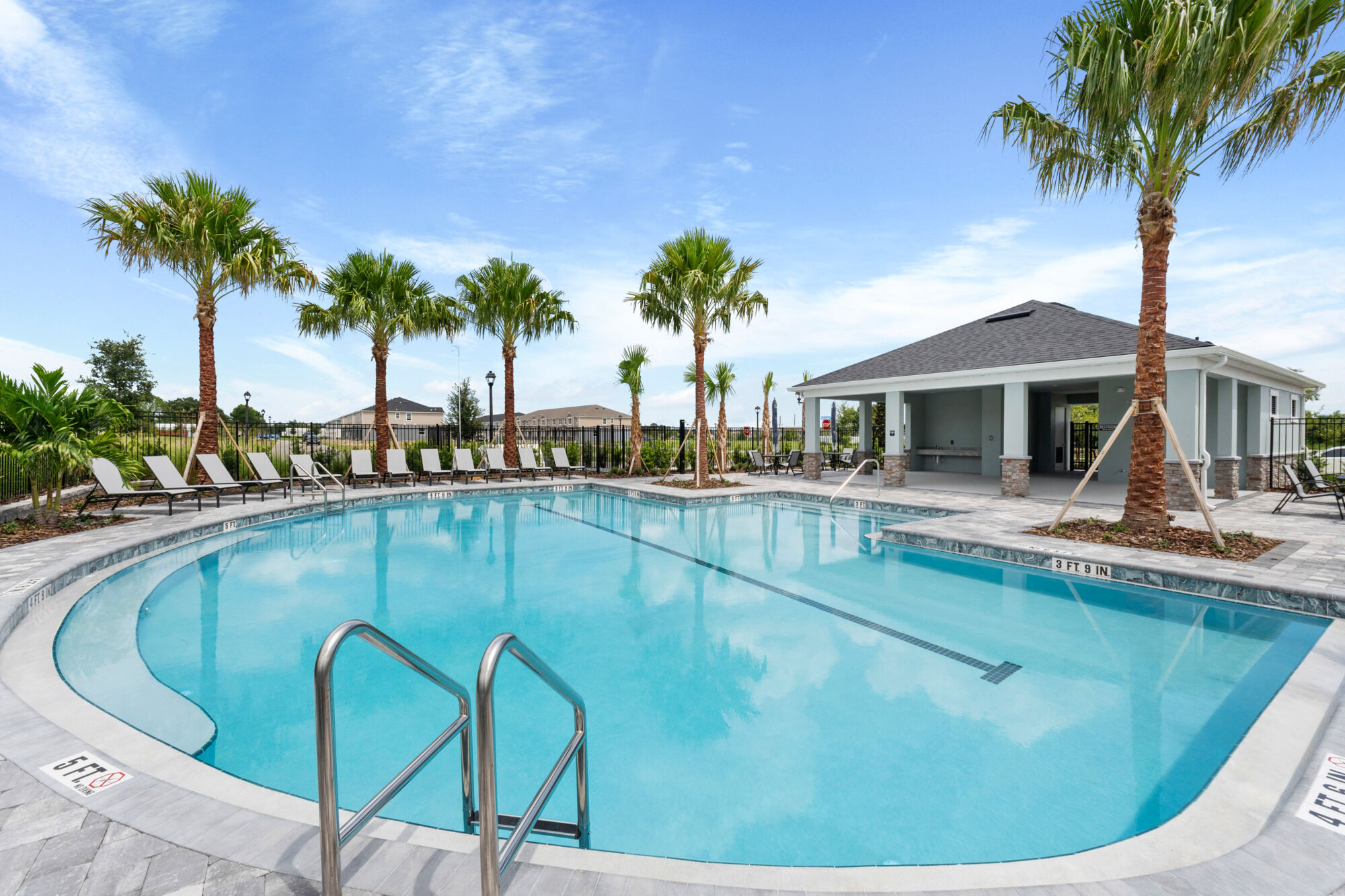 Community Pool Water Features