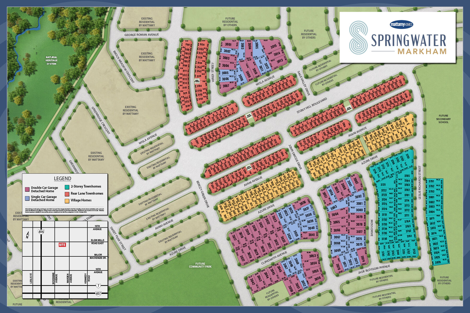  Lot Map with painting