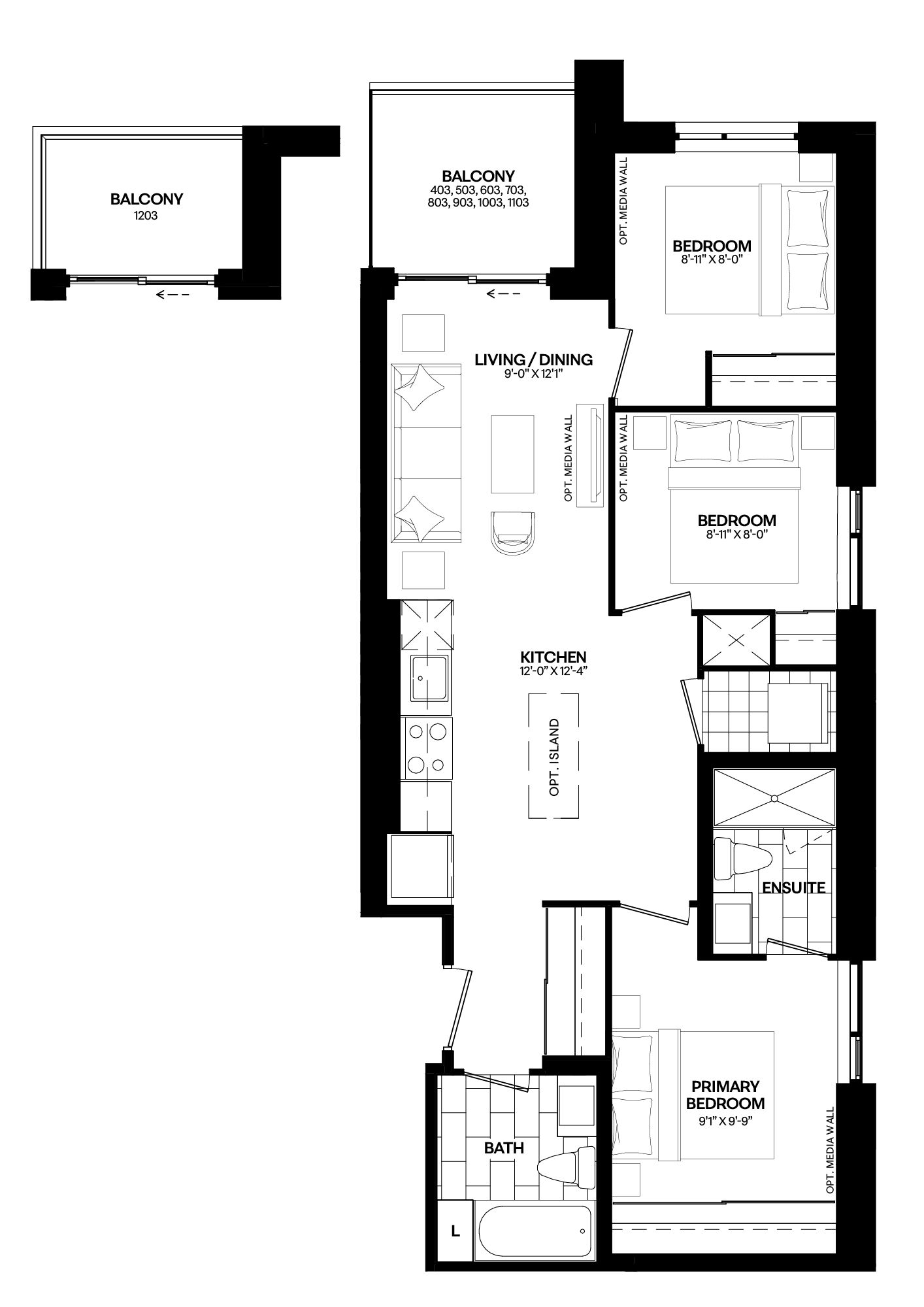 ClockWork 4 Floor Plan 