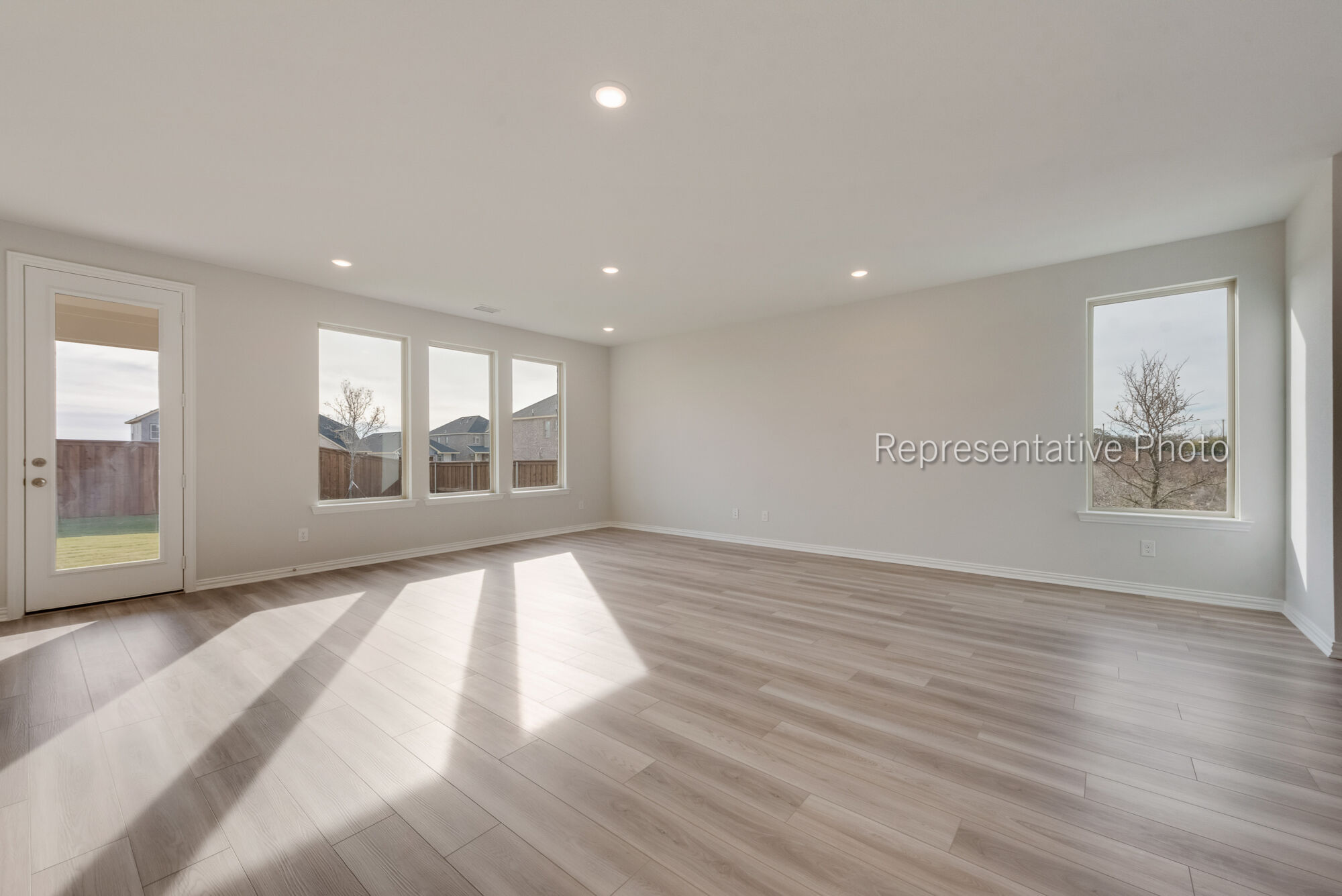 Photo representation of the Gifford plan. Colors, finishes and options will vary.