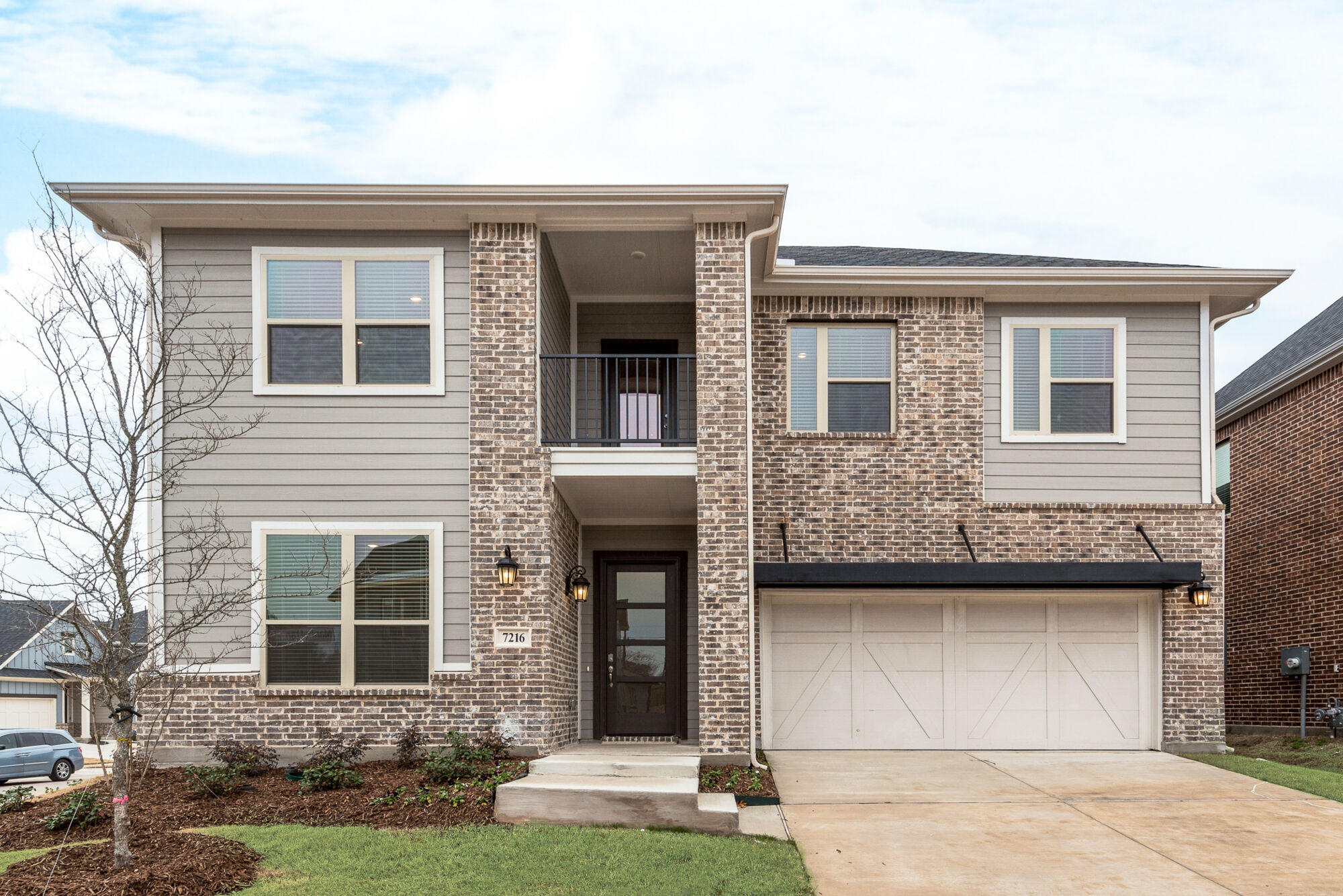 Elevation Front with window and garage