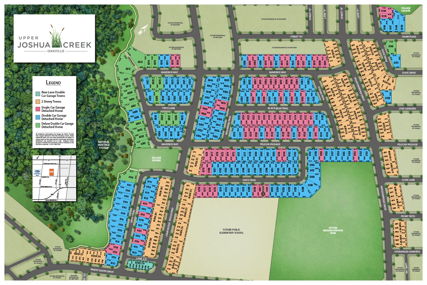  Lot Map with window