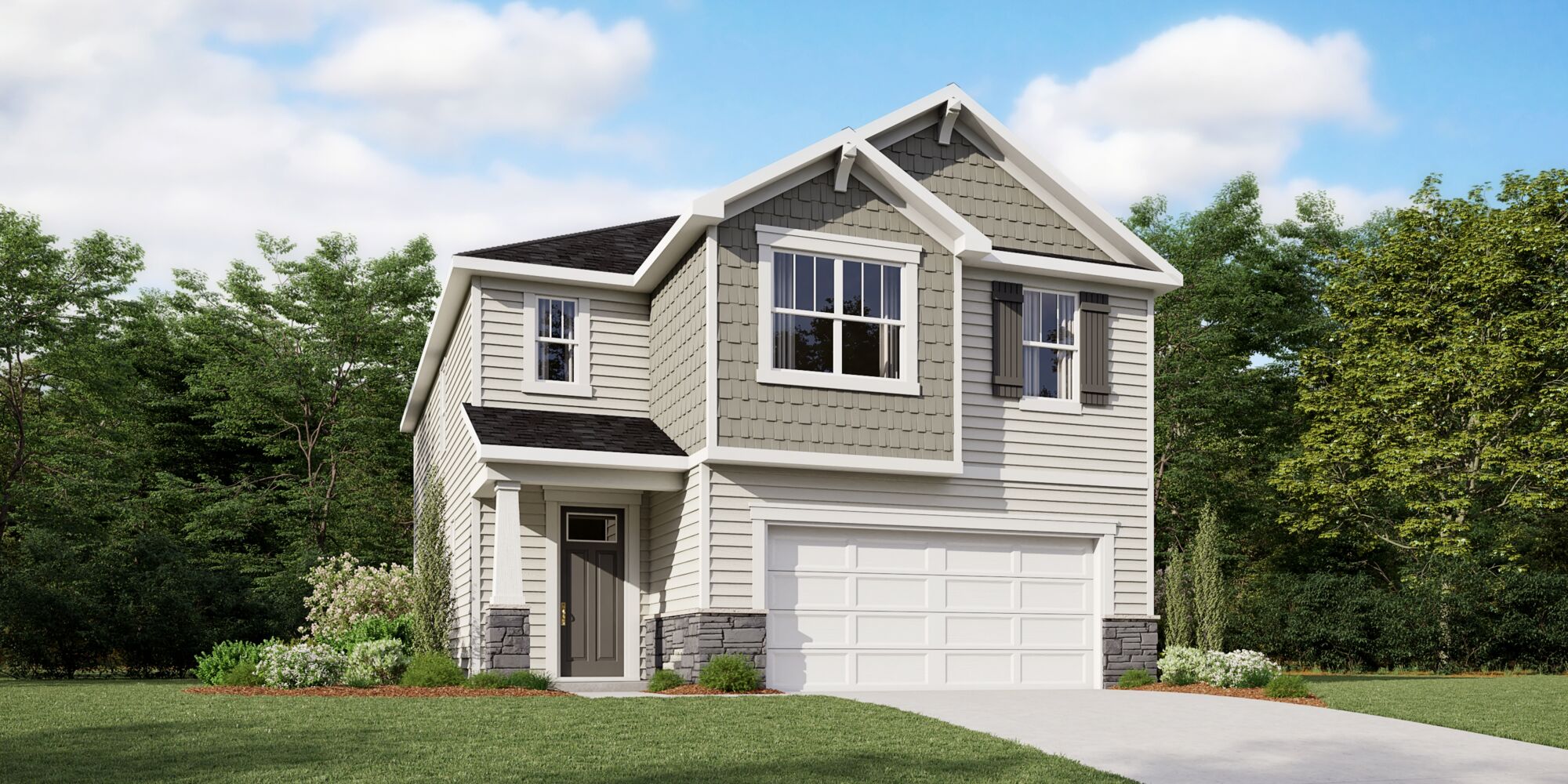 The Laurel plan Lot 7 Road B in Lillington, NC to Stonebarrow