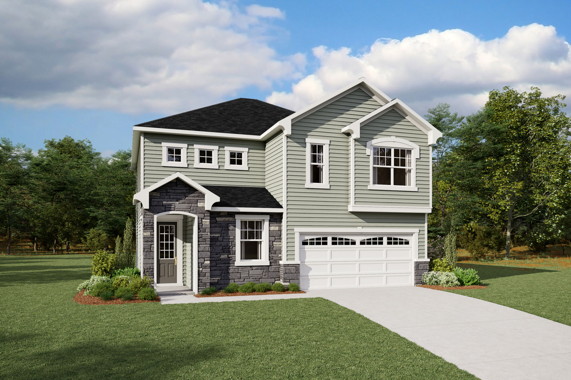 The Redwood plan 414 Fast Pitch LN in Four Oaks, NC to Hampton