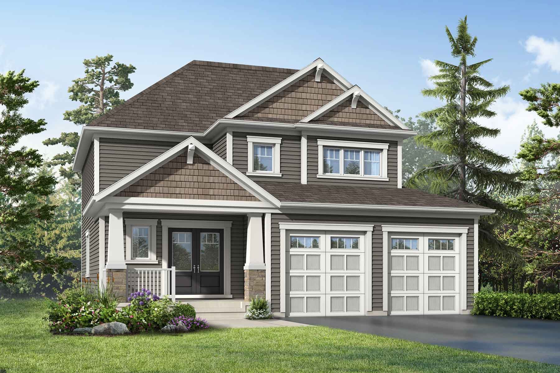 Hickory Floor Plan White Pines Bracebridge Mattamy Homes