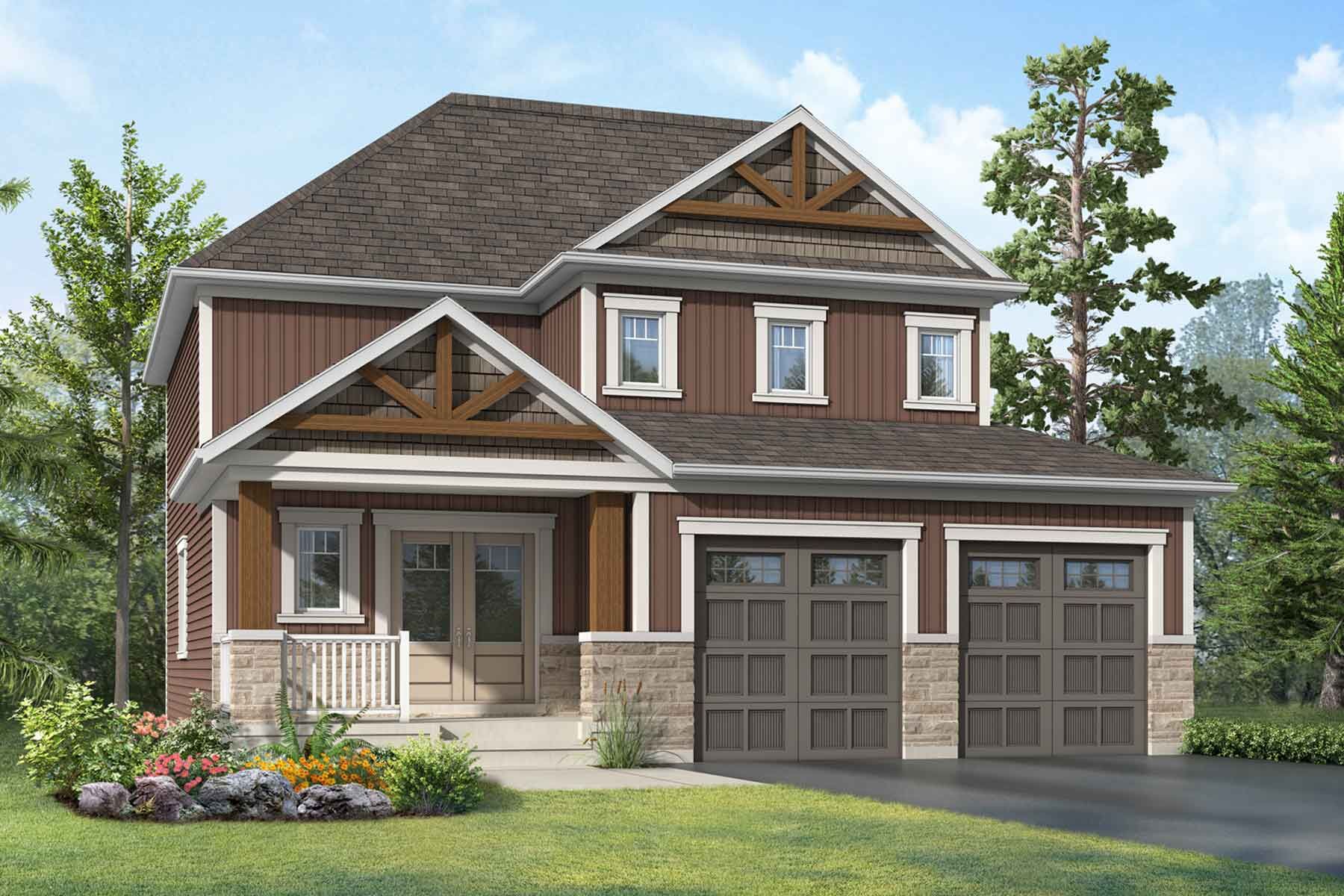 Hickory Floor Plan White Pines Bracebridge Mattamy Homes