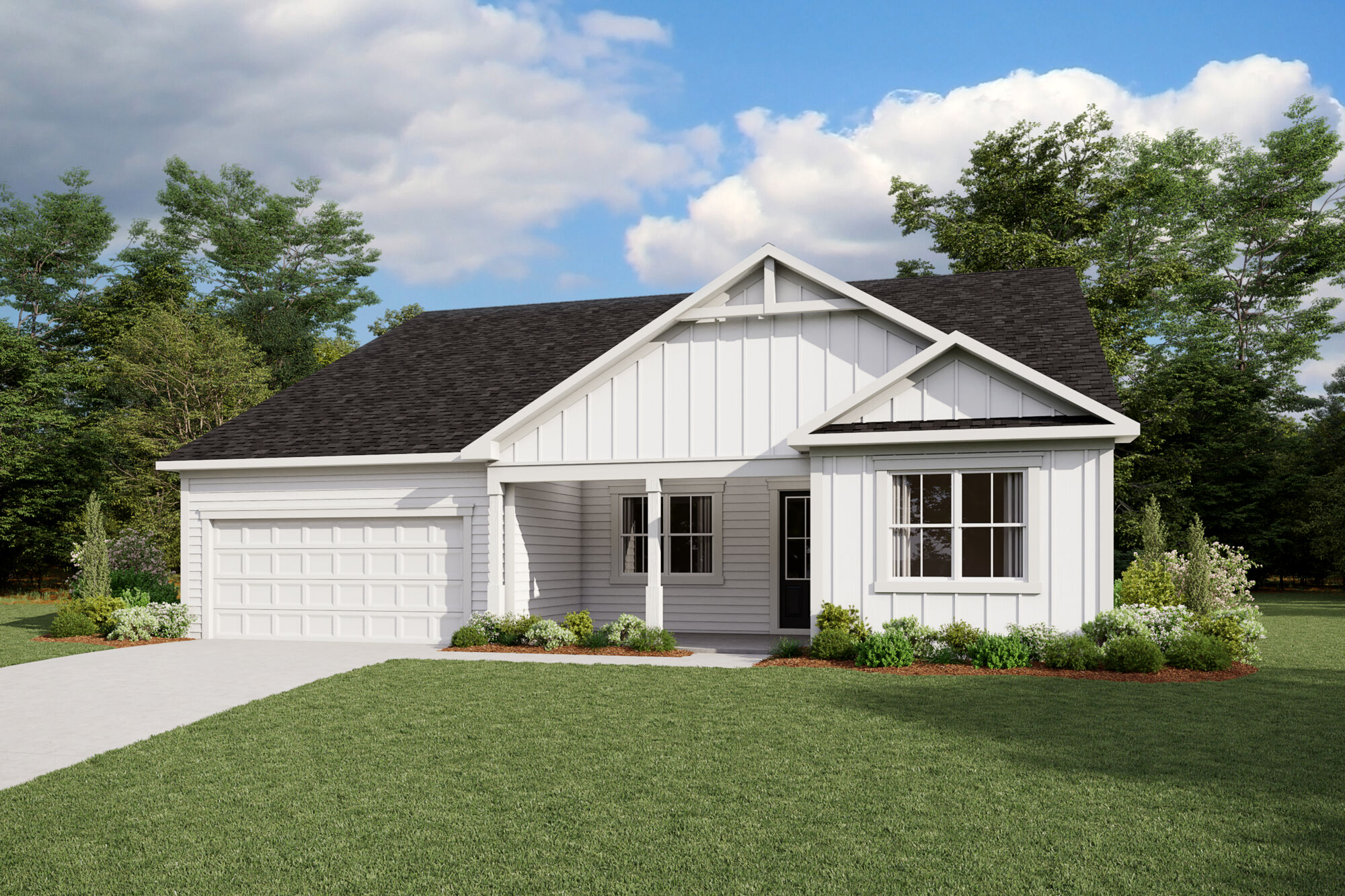 The Clearwater plan 490 Barbour Farm Lane in Four Oaks, NC to