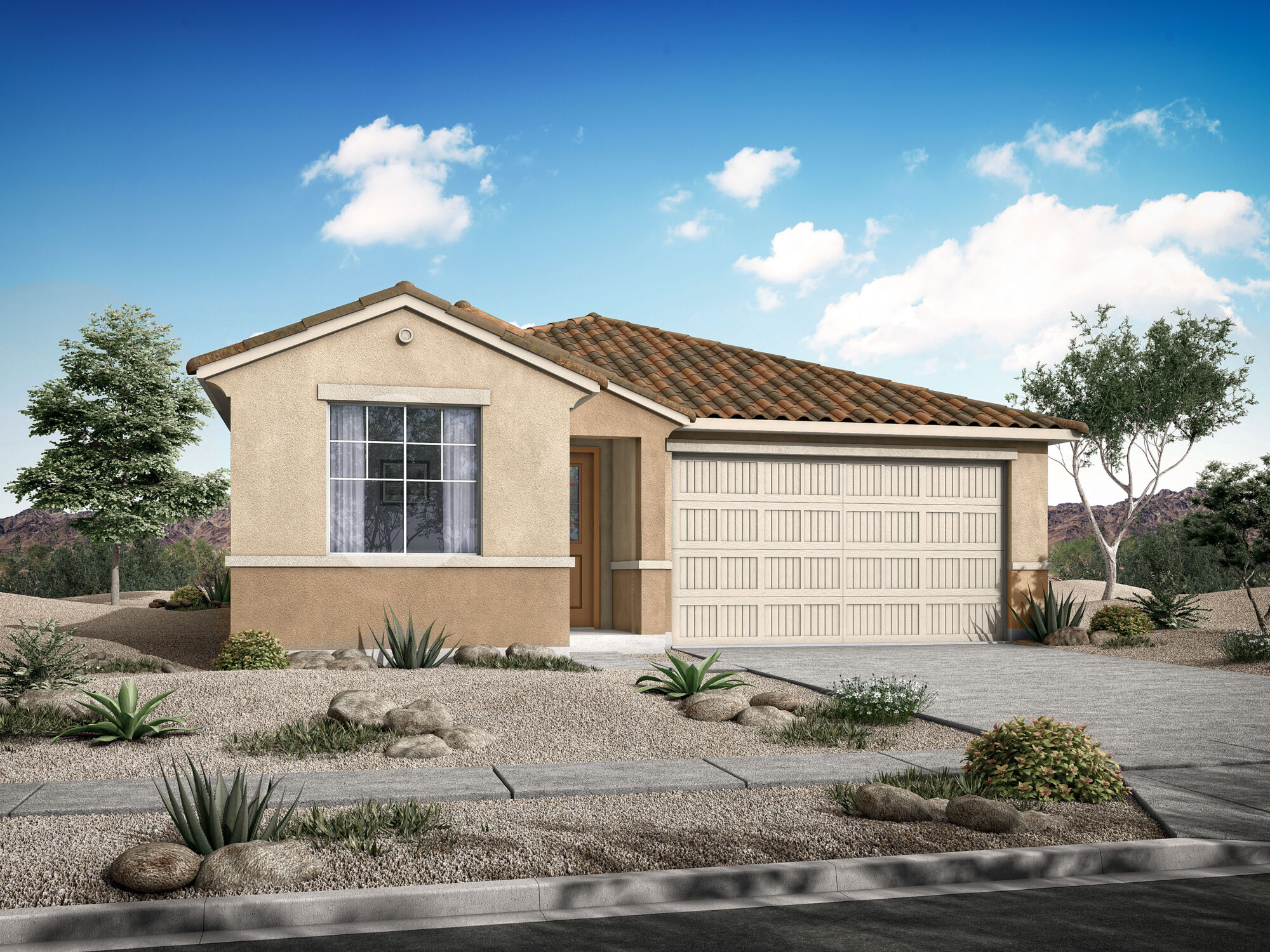 The Sepia plan in San Tan Valley, AZ to Pinnacle at San Tan
