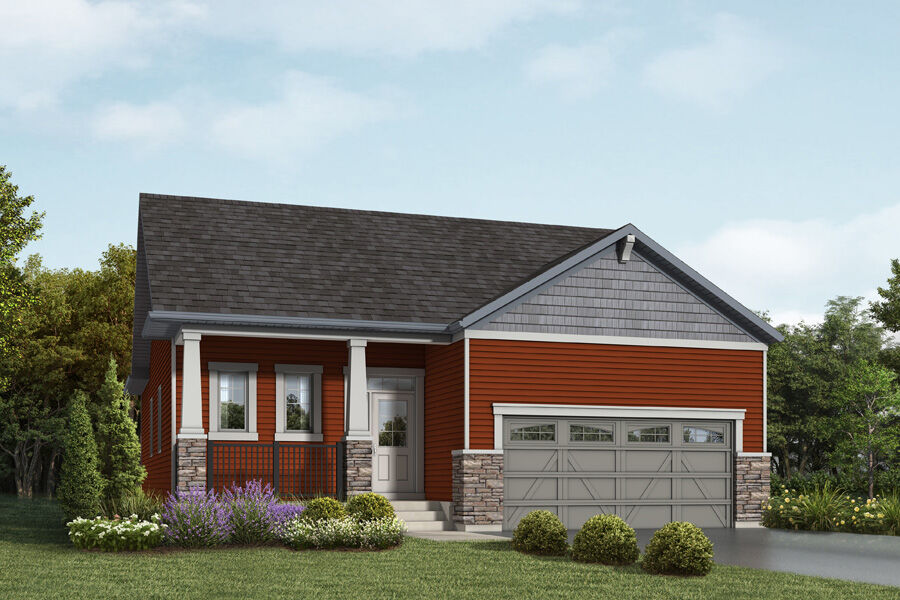 The Bluebell plan in Sherwood Park, AB to Hearthstone