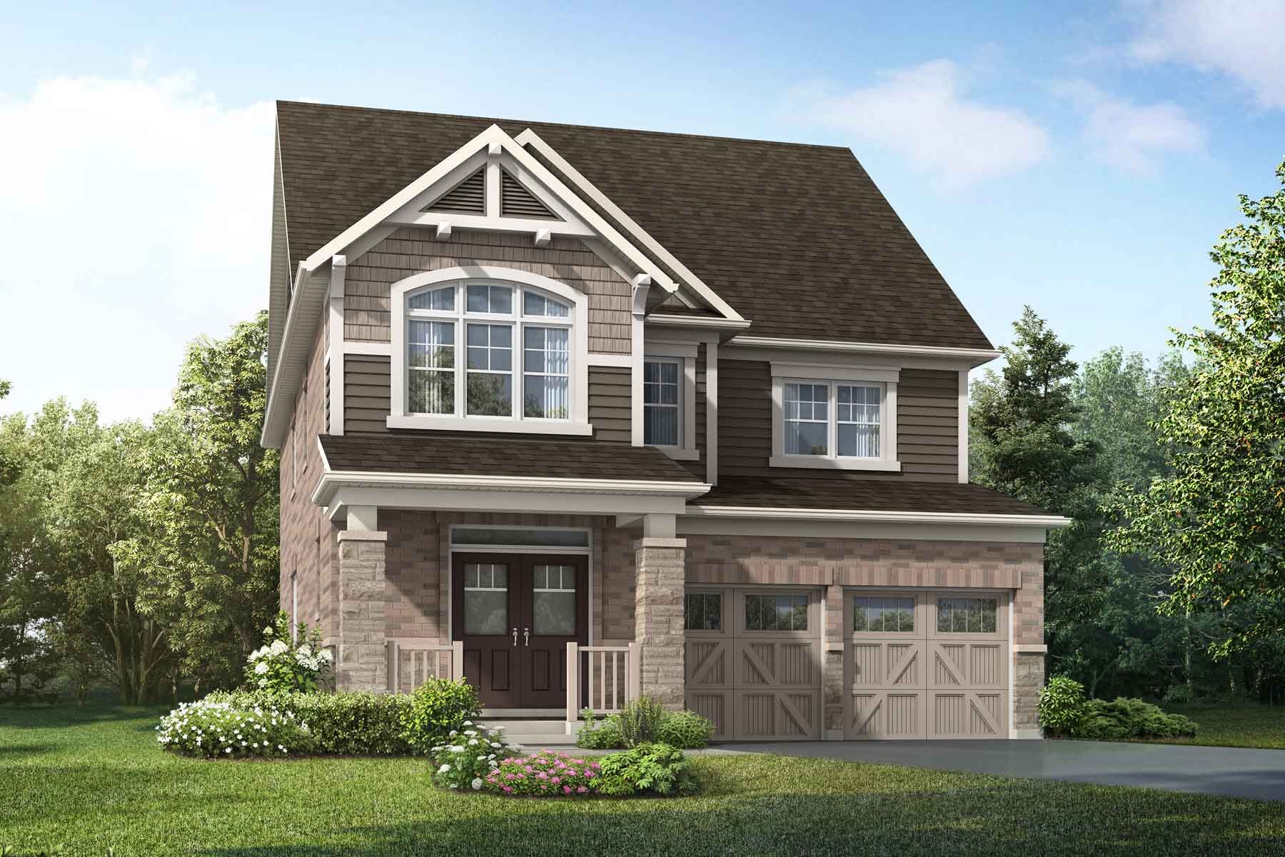 The Ashton plan in Innisfil, ON to Lakehaven Mattamy Homes