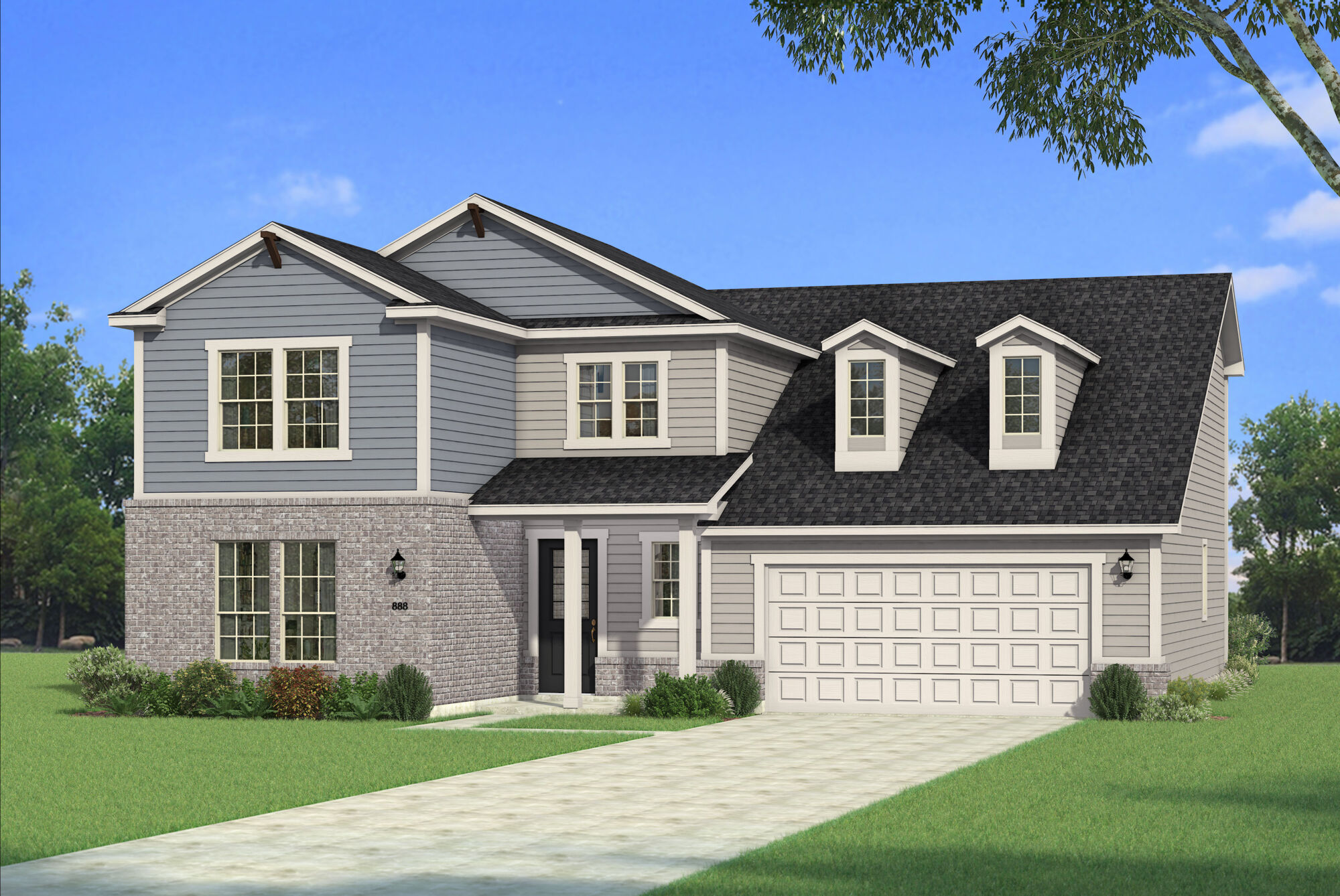 The Bellagio plan 1204 Flatwater Trail in Crowley, TX to